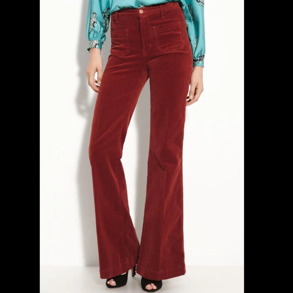 NWT J BRAND ali high rise stretch corduroy pants